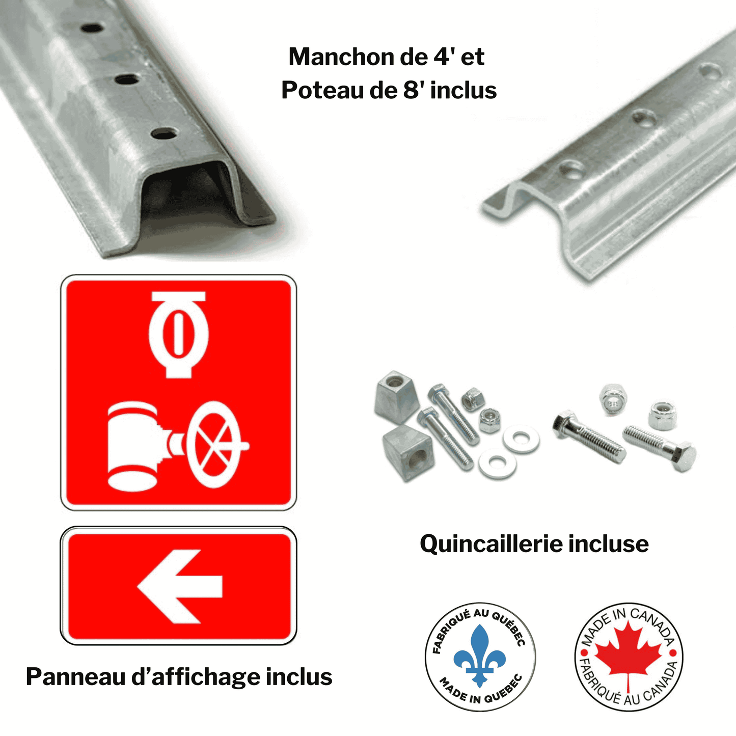 Affiche extérieure: Valve de contrôle pour les gicleurs (Conforme à la norme ISO 7010)