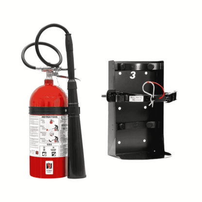 Extincteur portatif au CO2 (10lbs) 10-B : C avec support véhicule ultra robuste